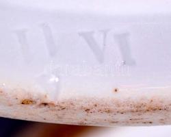 Pávás kiöntő és cukortartó, kézzel festett, gazdagon díszített mintákkal, jelzés nélkül, hibátlan, k...