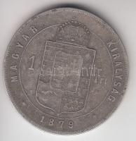 1879KB 1Ft Ag "Középcímer" T:3