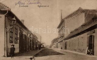 Érsekújvár Komáromi út / street, the shop of József Reichfeld (EK)