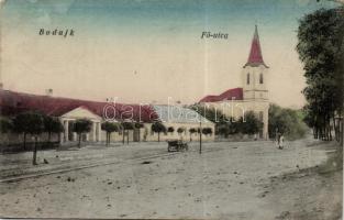 Bodajk Fő utca templommal