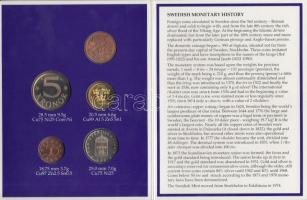 Svédország 2000. 50ö-10K 4xklf db-ból álló forgalmi szett + 1db emlékérem T:1
Sweden 2000. 50 ore - ...