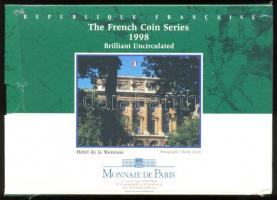 Franciaország 1998. 1c-20Fr hivatalos forgalmi pénzek szettben T:BU
France 1998. 1 cent - 20 Francs...