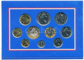 Franciaország 1999. 1c-20Fr hivatalos forgalmi pénzek szettben T:BU
France 1999. 1 cent - 20 Francs...
