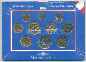 Franciaország 1999. 1c-20Fr hivatalos forgalmi pénzek szettben T:BU
France 1999. 1 cent - 20 Francs...