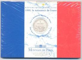 Franciaország 1999. 1c-20Fr hivatalos forgalmi pénzek szettben T:BU
France 1999. 1 cent - 20 Francs...