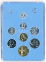 Szlovákia 1993. 10h-10K 7klf db, hivatalos forgalmi sor szettben + 1db emlékérem T:1
Slovakia 1993. ...