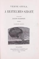 Verne Gyula [Jules]: A rejtelmes sziget. Átdolgozta Szász Károly. Képekkel. Harmadik kiadás. Bp., 18...