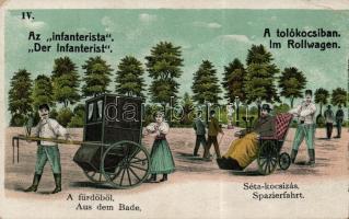 Pöstyén carriages, litho (EB)