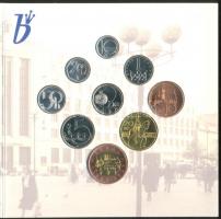 Csehország 2001. 10h-50K 9klf db, forgalmi pénzek szettben T:1
Czech Republuc 2001. 10 Haleru - 50 K...