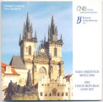 Csehország 2001. 10h-50K 9klf db, forgalmi pénzek szettben T:1
Czech Republuc 2001. 10 Haleru - 50 K...