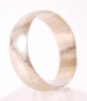 Ezüst (Ag) karikagyűrű /  Silver ring, size: 62, 4,9gr