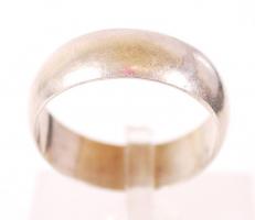 Ezüst (Ag) karikagyűrű / 
Silver ring, size: 62, 4,9gr