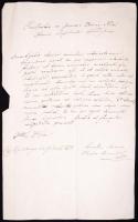 cca 1700-1830 Helytartótanácsi, kancelláriai és egyéb hivatalos levelek gyűjteménye. Összesen 20 db ...