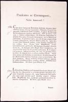 cca 1700-1830 Helytartótanácsi, kancelláriai és egyéb hivatalos levelek gyűjteménye. Összesen 20 db ...