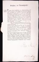 cca 1700-1830 Helytartótanácsi, kancelláriai és egyéb hivatalos levelek gyűjteménye. Összesen 20 db ...