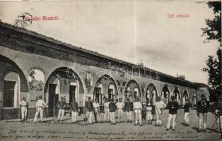 Arad castle, soldiers