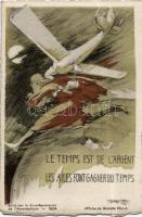 French aviation advertisement, 'Sous Secrétariat de l'Aéronautique' s: Georges Villa