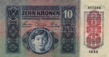 1912-15. 10K + 20K + 100K mindegyik lila "Hajdu Vármegye Hajdunánás Község 1901" felülbély...