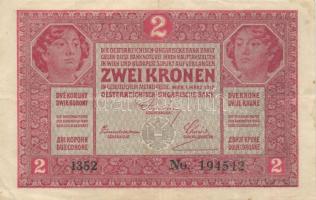 1912. 100K + 1913. 20K + 1917. 2K mindegyik "Abaúj Torna Vármegye Kassa 1913" felülbélyegz...