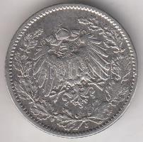 Német Birodalom 1905J. 1/2M Ag T:2-
Germany - Empire 1905J. 1/2 Mark Ag C:VF