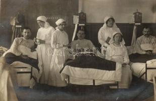 Pozsony K.u.k. Garnisonsspital Nr. 19, VIII. Krankenabteilung, military hospital, soldiers, photo