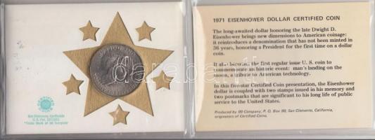 Amerikai Egyesült Államok 1971. 1$ "Eisenhower" bélyeges borítékon alkalmi bélyegzővel tan...
