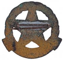 1962-1963. "Díszszemle" zománcozott jelvény (2x), egyik tű nélkül + "Törzsgárda"...