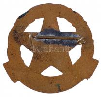 1962-1963. "Díszszemle" zománcozott jelvény (2x), egyik tű nélkül + "Törzsgárda"...