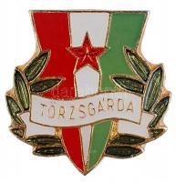 1962-1963. "Díszszemle" zománcozott jelvény (2x), egyik tű nélkül + "Törzsgárda"...