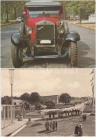 37 db modern, közlekedéssel kapcsolatos képeslap / 37 modern transport motive postcards