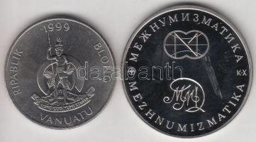 Oroszország 1991. "Orosz felfedezők Amerikában - 1741." orosz állami pénzverde fém emlékki...