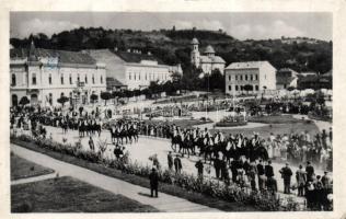 Zilah, bevonulás / entry of the Hungarian troops, So. Stpl