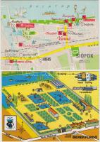 38 db modern térképlap / 38 modern map postcards