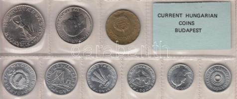 1979. 2f-10Ft 9db klf érmés forgalmi sor fóliatokban T:1