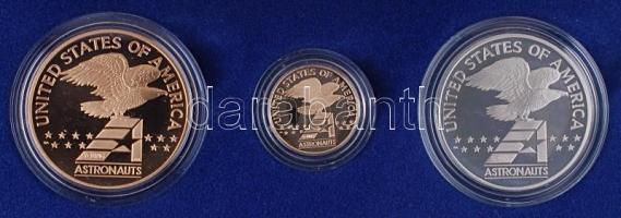 Amerikai Egyesült Államok 1988. "Amerika az űrben - Fiatal asztronauták" Au (8.36g/0.900) ...