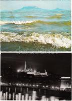 62 db modern, magyar városképes lap / 62 modern, Hungarian postcards