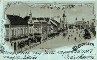 Debrecen Piac utca litho (EK)