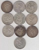 1992-1994. 200Ft Ag "MNB" + "Deák" (10x) T:vegyes