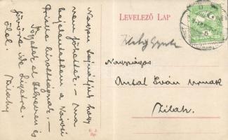 Debrecen Színház, Zilahy Gyula - a színházigazgató saját kezű aláírásával (kis szakadás / small tear...