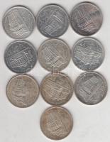 1992. 200Ft Ag "MNB" (10x) T:2