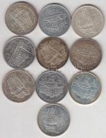 1992. 200Ft Ag "MNB" (10x) T:2