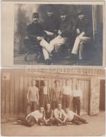 16 db régi, katonai képeslap / 16 militaria postcards