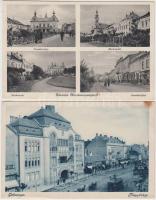 23 db régi, főleg magyar városképes lap, benne egy Bécs litho / 23 db mainly Hungarian postcards, be...