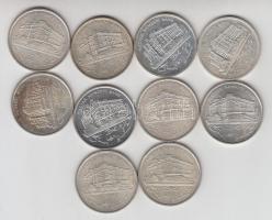 1993. 200Ft Ag "MNB" (8x) + 1992. 200Ft Ag "MNB" (2x) T:2