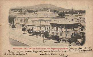 Sarajevo clubhouse with headquarter and government buildings