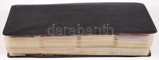 Telefonkártya gyűjtemény berakóban, összesen:160 db