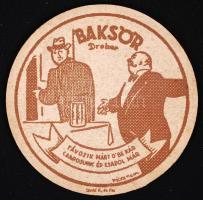 cca 1935 Dreher Bak sör söralátét Pólya Tibor grafikájával / beer-mat