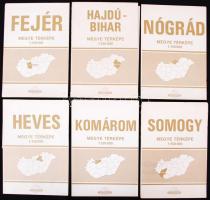 Magyarország megyéi. Kartográfiai Vállalat. Budapest 1986. 1:150 000 méretarányban