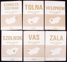 Magyarország megyéi. Kartográfiai Vállalat. Budapest 1986. 1:150 000 méretarányban