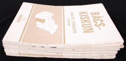 Magyarország megyéi. Kartográfiai Vállalat. Budapest 1986. 1:150 000 méretarányban